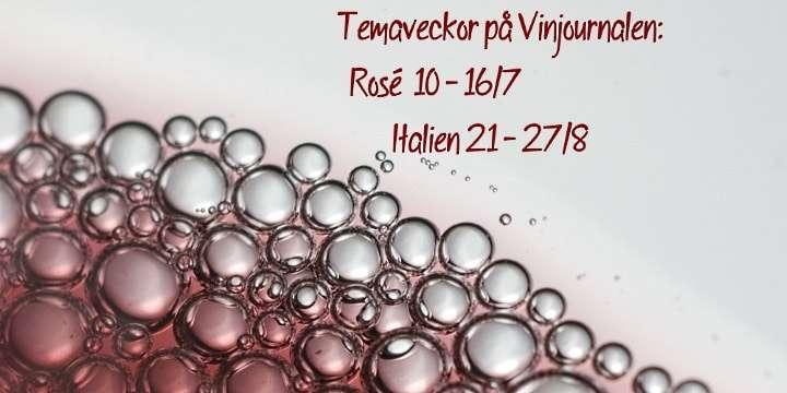 Sommarens temaveckor på Vinjournalen