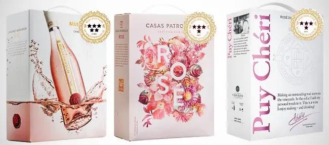 rosébox: bästa boxar från förra öret 