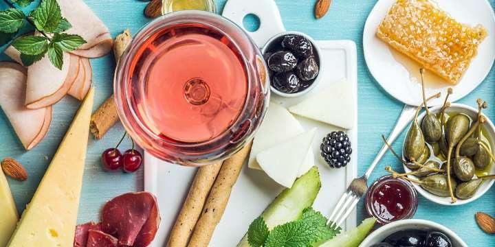 Goda roséviner och läcker sommarmat