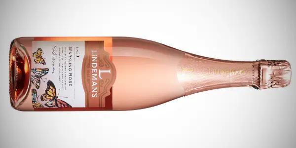 mousserande viner - en flaska Lindemans rosé