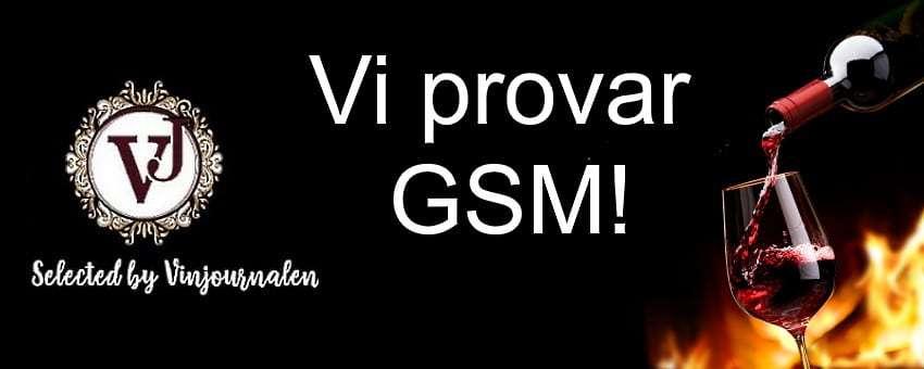 Vi provar viner med de typiska GSM-druvorna!