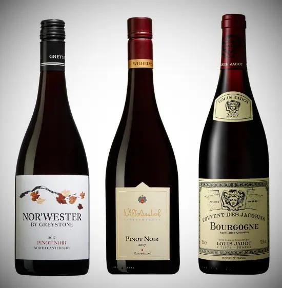 Pinot Noir - 3 viner som provas