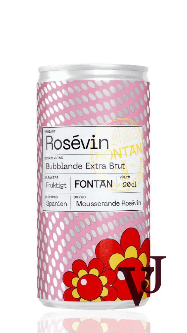 Fontän Bubblande Rosévin 2022 från www.vinjournalen.se