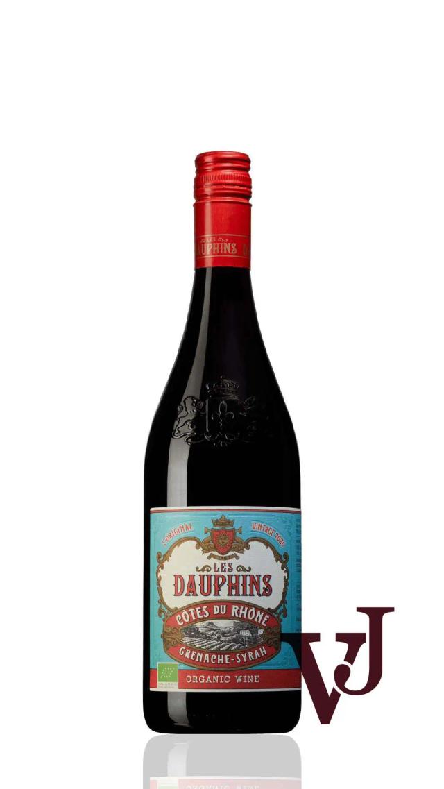 Les Dauphins Côtes du Rhône Organic Rouge från www.vinjournalen.se