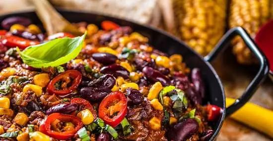 Het Chili Con Carne och prisvärda 3 Amigos!