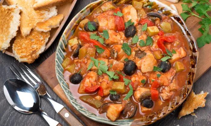 Veckans tips! Siciliansk fiskgryta med Fritz Chardonnay Veckans tips! Siciliansk fiskgryta med Fritz Chardonnay