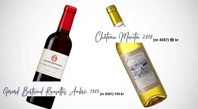 söta viner - 2 franska söta viner