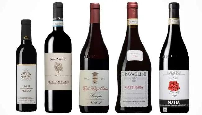 Nebbiolo - bild på 5 provade viner