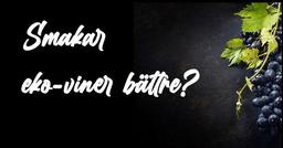 Är eko-viner godare? Vad tycker du?