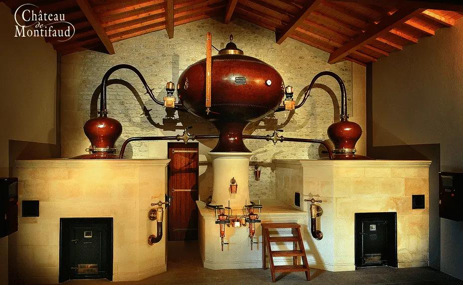 Konjak görs i regionen Cognac