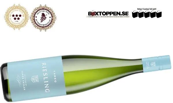 Tareq Taylor Riesling - flaska och poäng