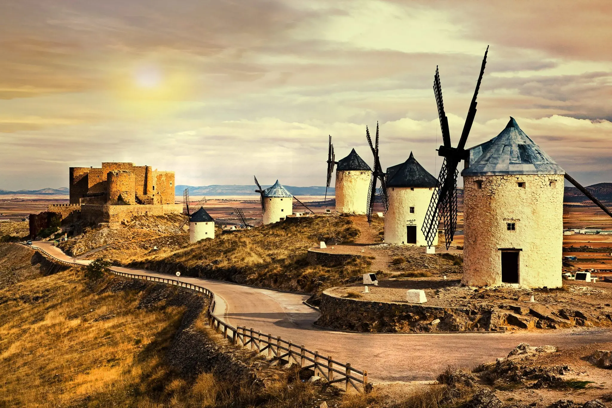 Castilla-La Mancha_Cosuegra windmills - Vinjournalen.se