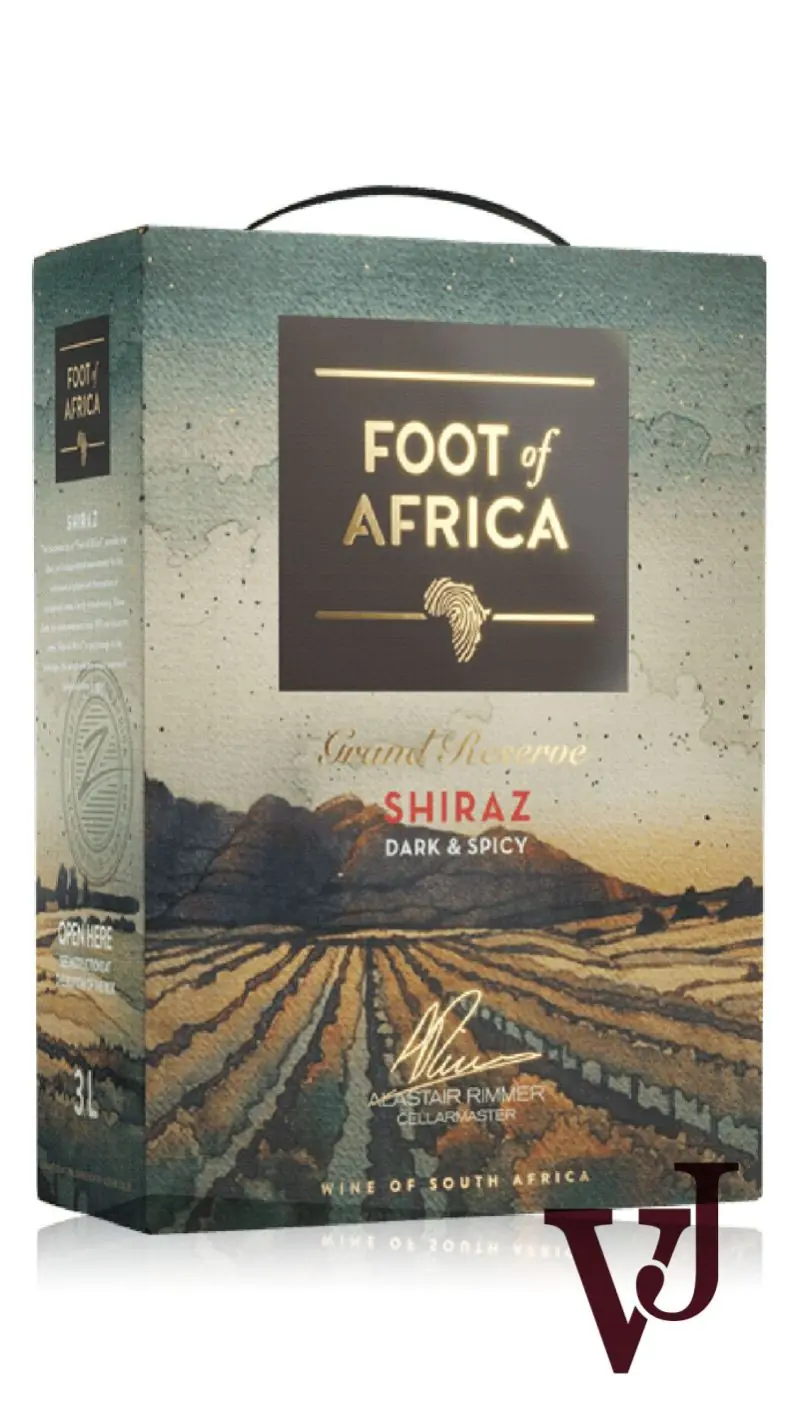Rött Vin - Foot of Africa Shiraz artikel nummer 200108 från producenten Kleine Zalze från området Sydafrika - Vinjournalen.se