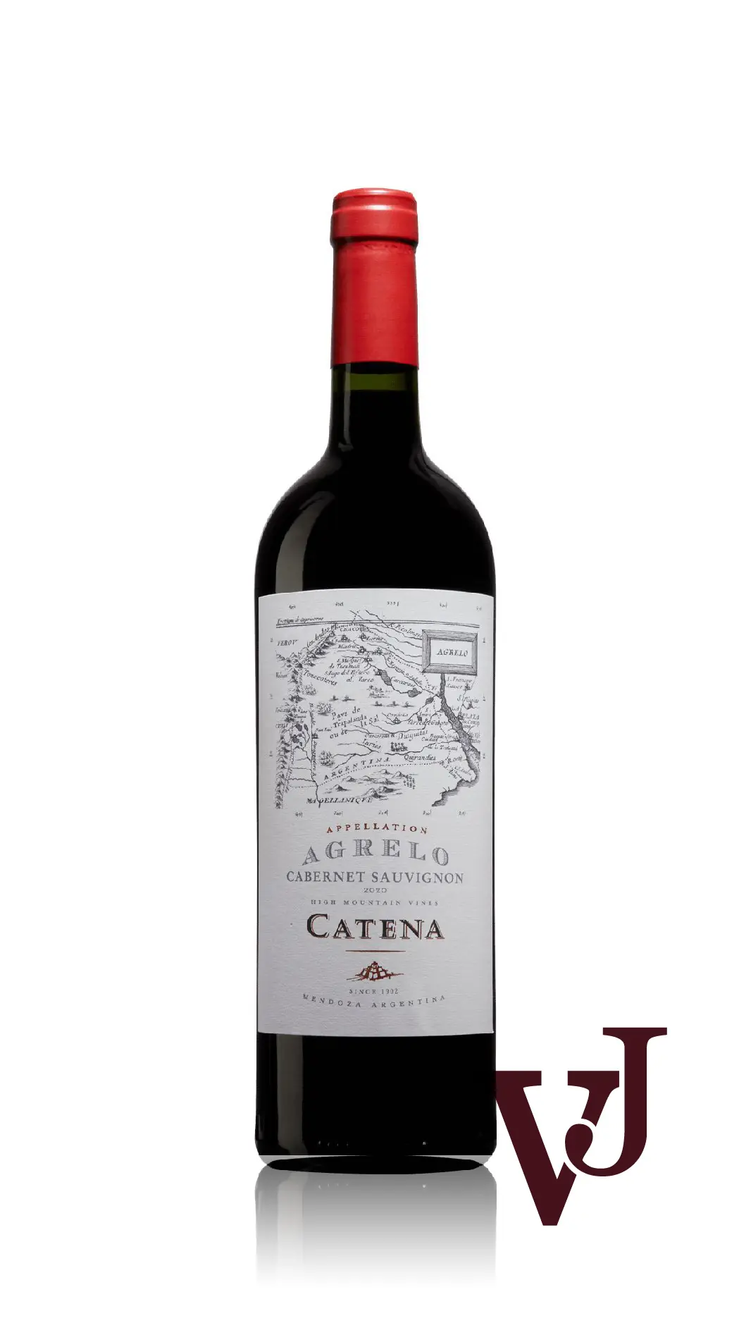 Rött Vin - Catena Agrelo Cabernet Sauvignon 2020 artikel nummer 9417901 från producenten Bodega Catena Zapata från området Argentina - Vinjournalen.se