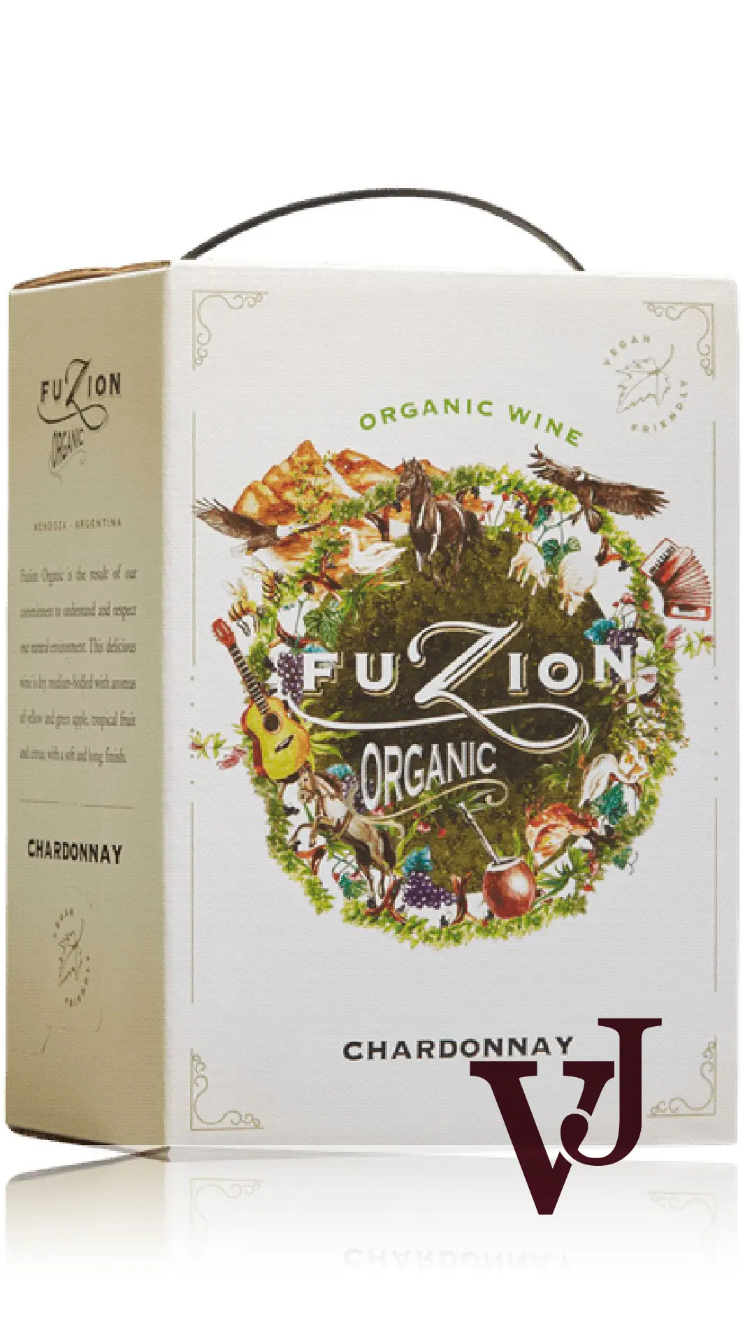 Vitt Vin - Fuzion Organic Chardonnay artikel nummer 690607 från producenten La Agricola från området Argentina - Vinjournalen.se