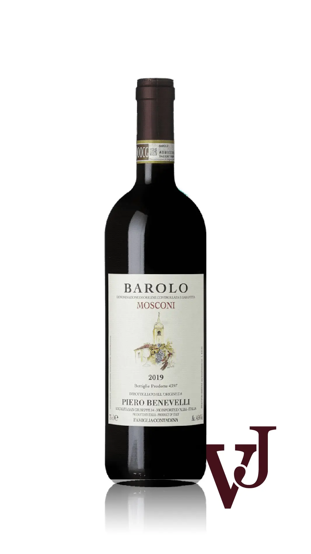 Rött Vin - Barolo Mosconi Piero Benevelli 2019 artikel nummer 9224501 från producenten Piero Benevelli från Italien - Vinjournalen.se