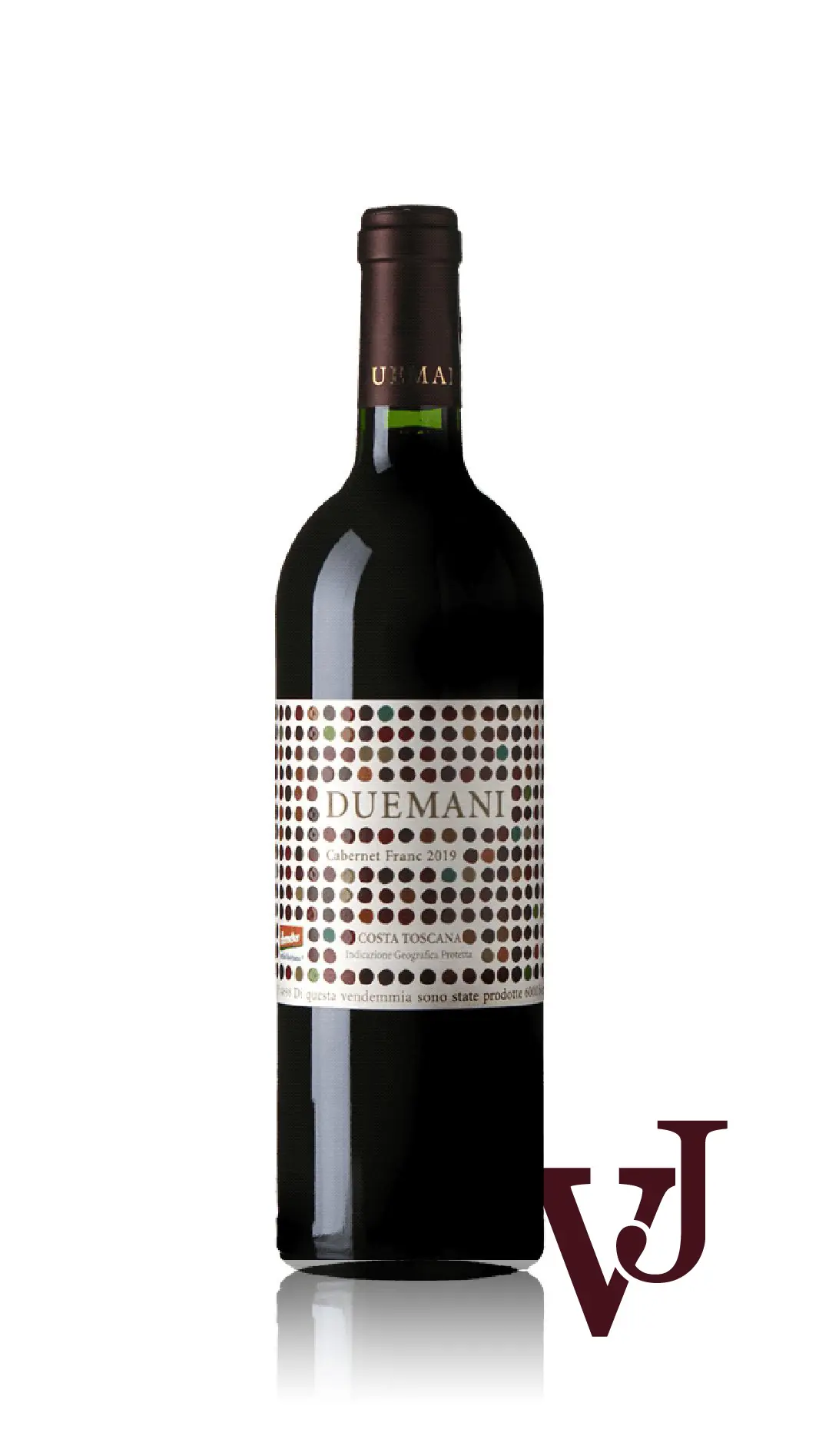 Rött Vin - Duemani Cabernet franc 2019 artikel nummer 9395701 från producenten Duemani från Italien - Vinjournalen.se
