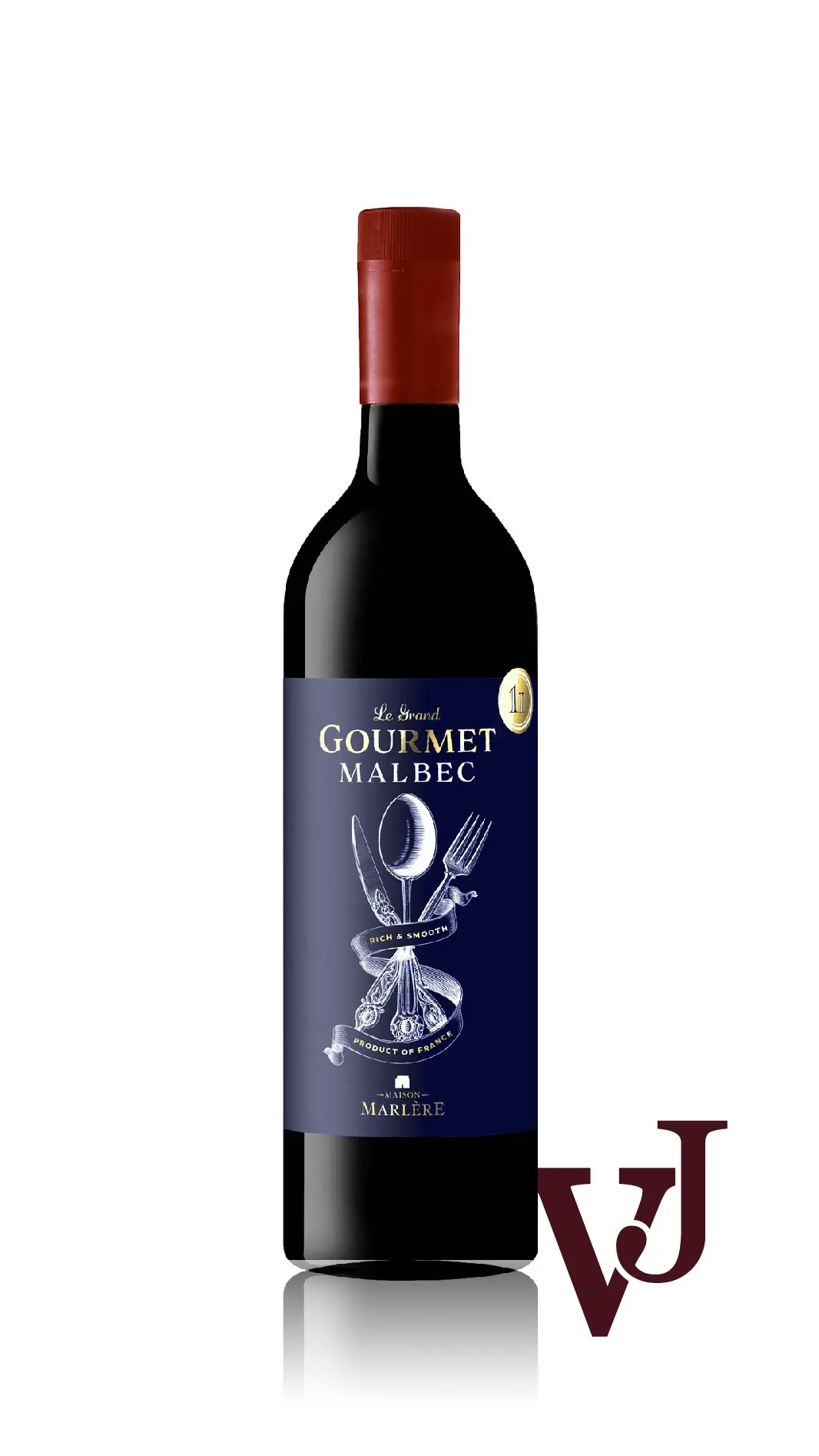 Rött Vin - Le Grand Gourmet Malbec 2022 artikel nummer 659001 från producenten Maison Marlère från Chile - Vinjournalen.se