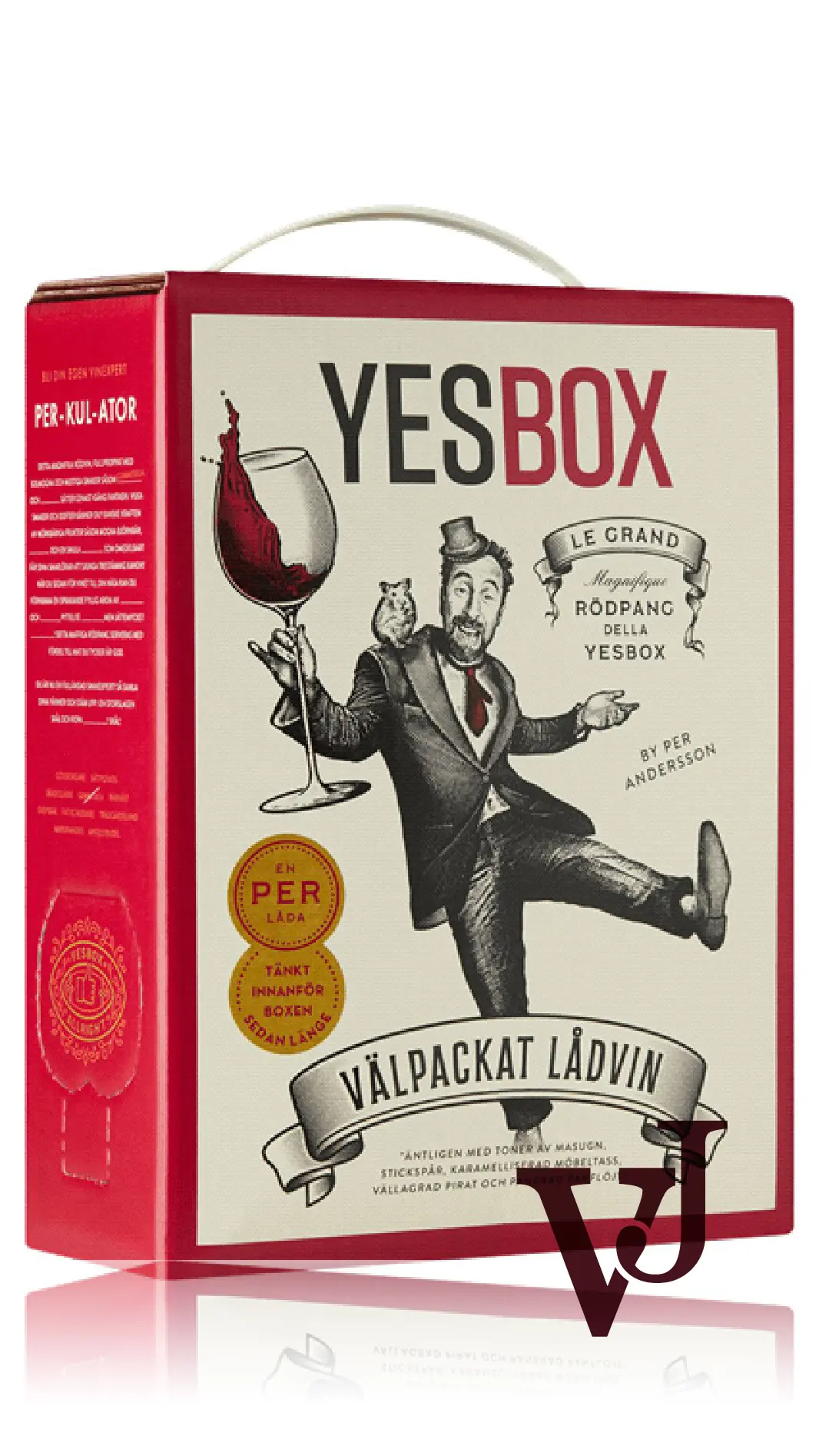 Rött Vin - Yesbox by Per Andersson artikel nummer 5953108 från producenten Liciacept (Pty) Ltd (trading as Visio Vintners) från Sydafrika - Vinjournalen.se