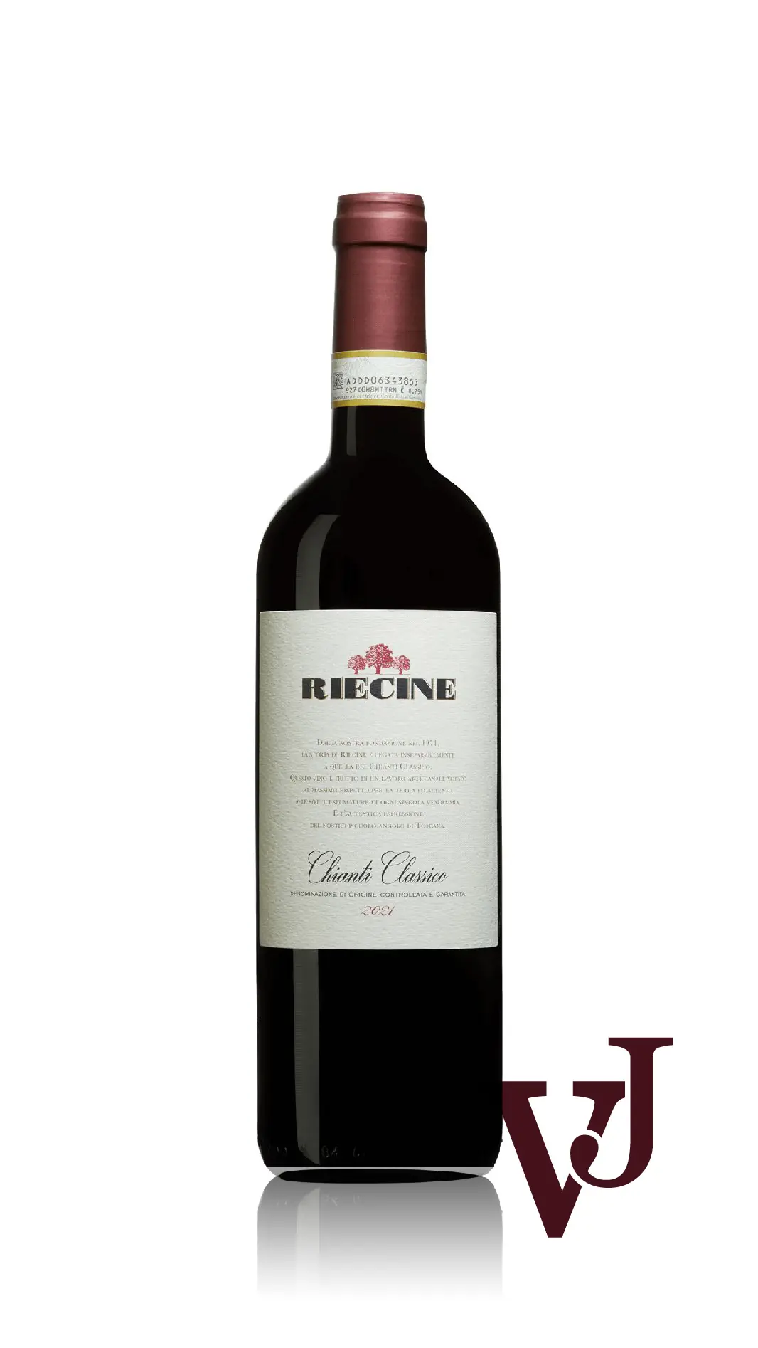 Rött vin - Chianti Classico Riecine 2021 artikel nummer 9410501 från producenten Riecine från Italien - Vinjournalen.se