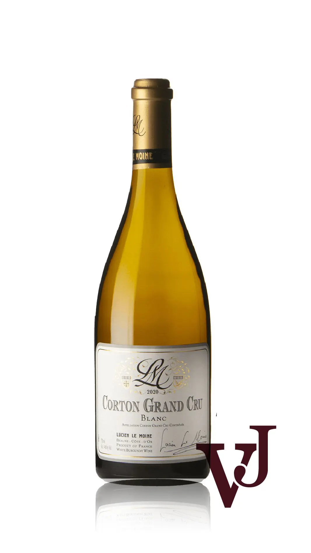 Vitt vin - Corton Blanc Grand Cru Lucien Le Moine 2020 artikel nummer 9314001 från producenten Lucien Le Moine från Frankrike. - Vinjournalen.se
